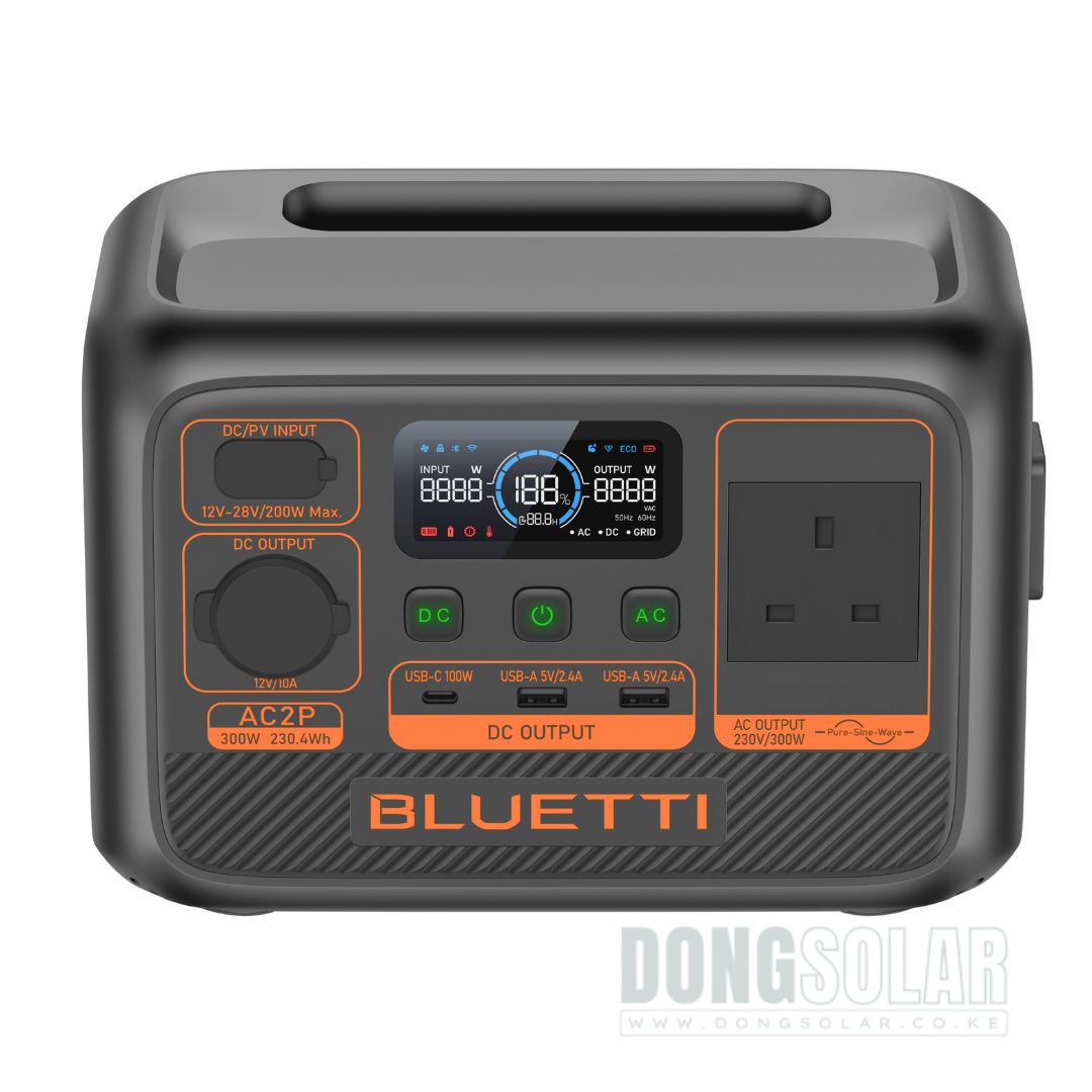 Bluetti 300W Powerstation AC2P 230.4Wh (Surge 600W)