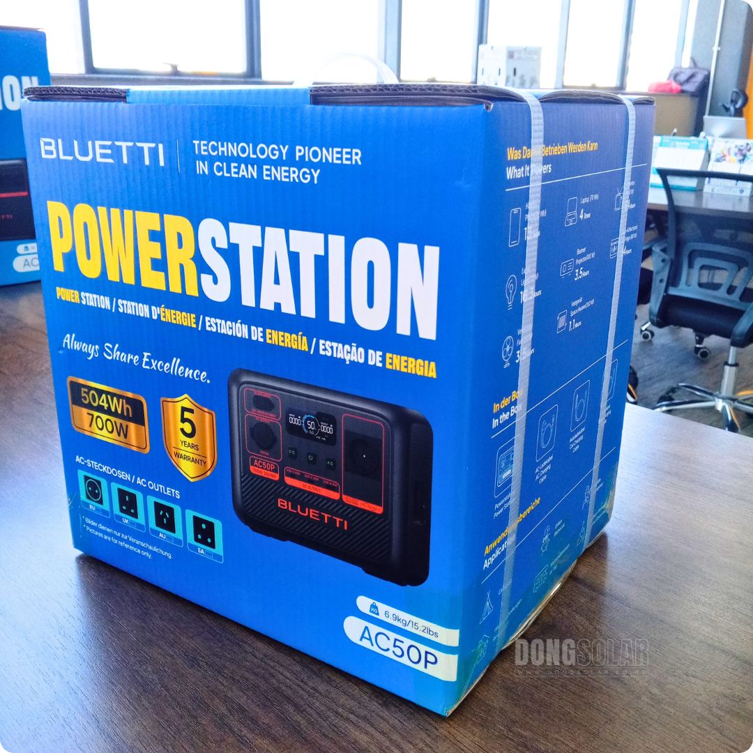 Bluetti 700W Powerstation AC50P 504Wh (Surge 1200W)