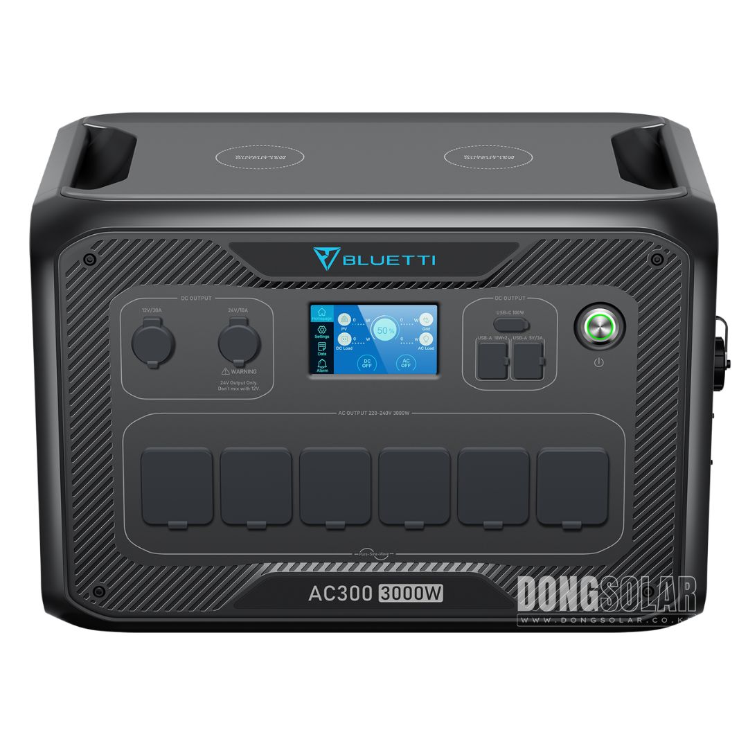 Bluetti AC300 3000W Modular Inverter | 6000W Surge | Expandable LiFePO4 Home Backup