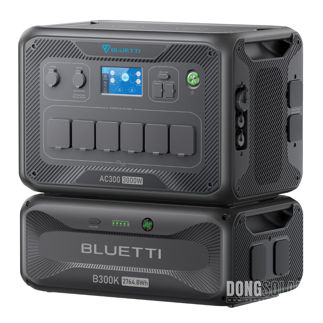 3Kw Bluetti AC300 + B300K Battery Bundle | 3000W / 2764Wh Modular Home Backup Solar System