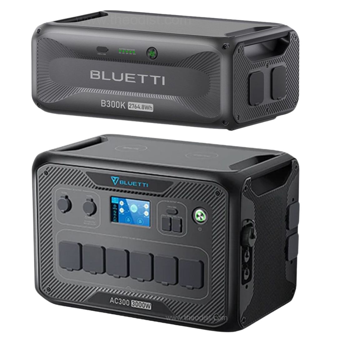 5kW Bluetti AC500 + B300K Battery Combo | 5000W Modular Power Station | 2764Wh LiFePO4 Home Backup