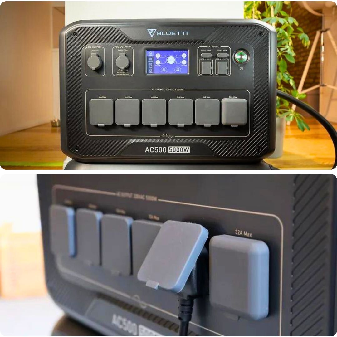 Bluetti AC500 5000W Modular Inverter | 10000W Surge | Expandable LiFePO4 Home Backup