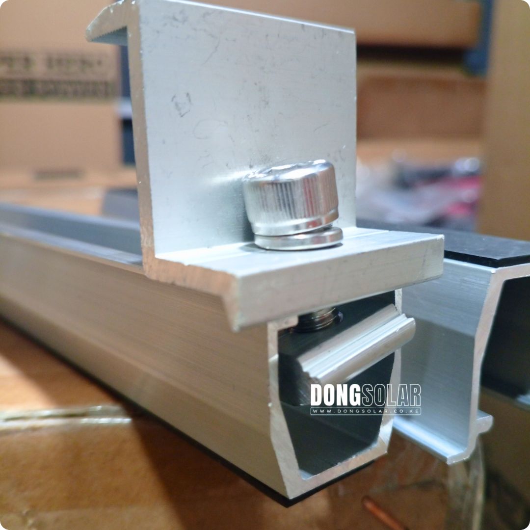 Aluminum Roof Mounting End Clamp