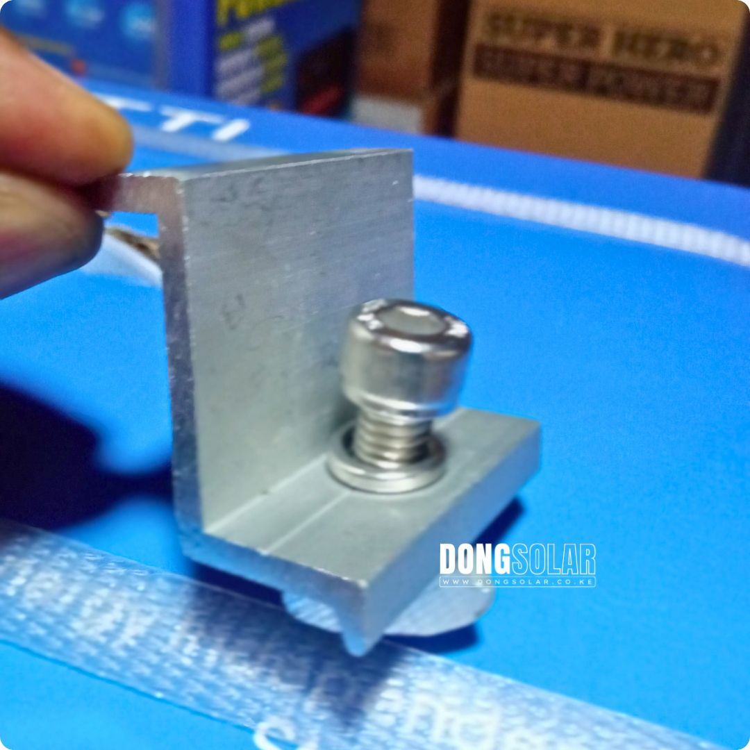 Aluminum Roof Mounting End Clamp