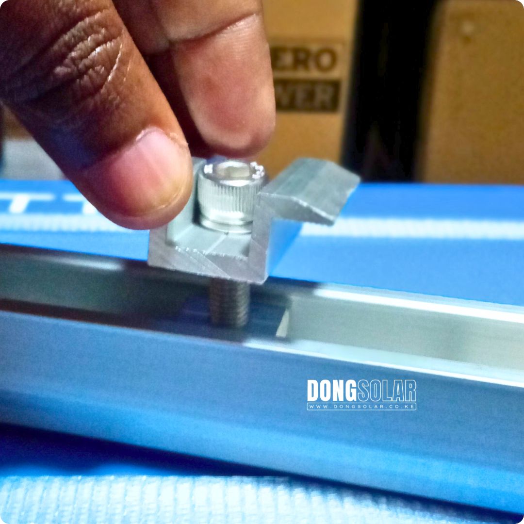 Aluminum MID Clamps for Roof Mounting