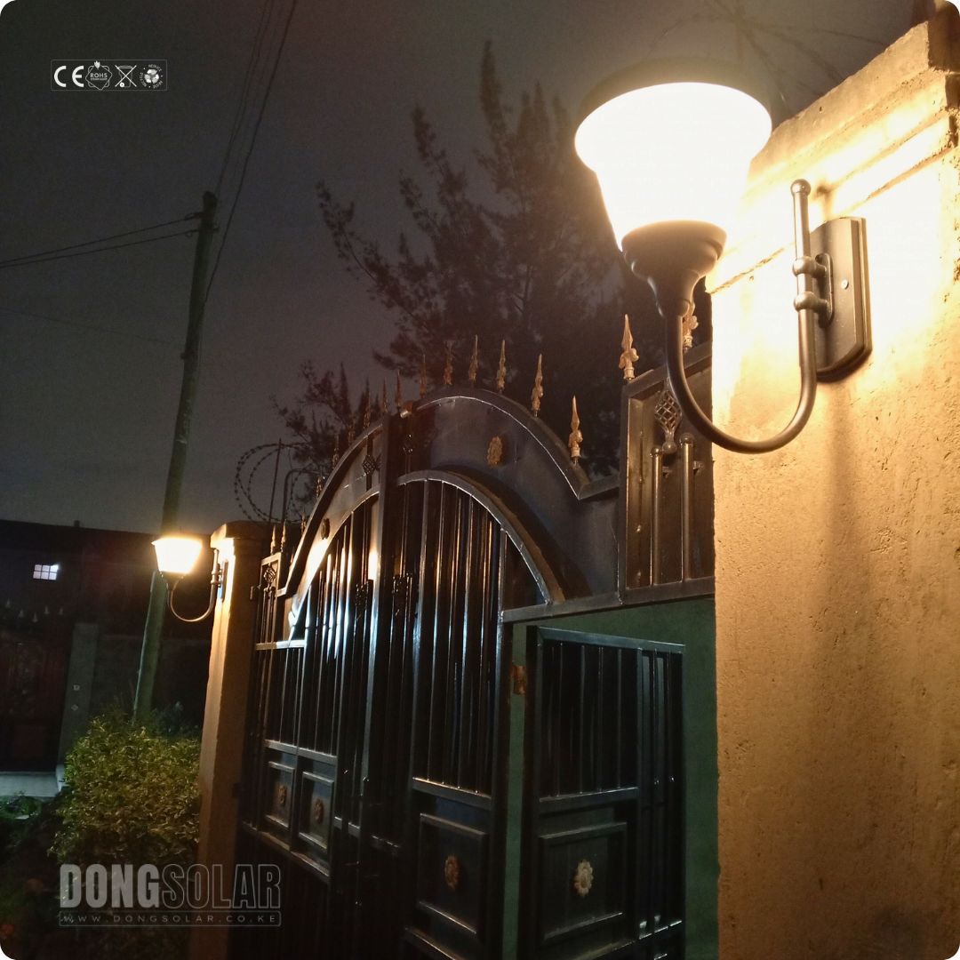 Solar Wall Light Warm White 15W DS2106