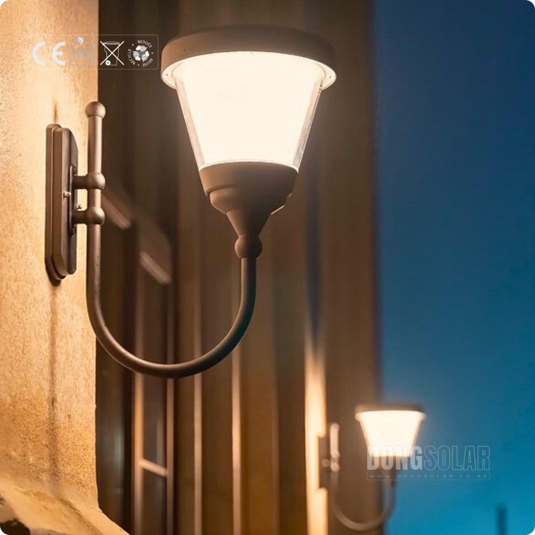 Solar Wall Light Warm White 15W DS2106