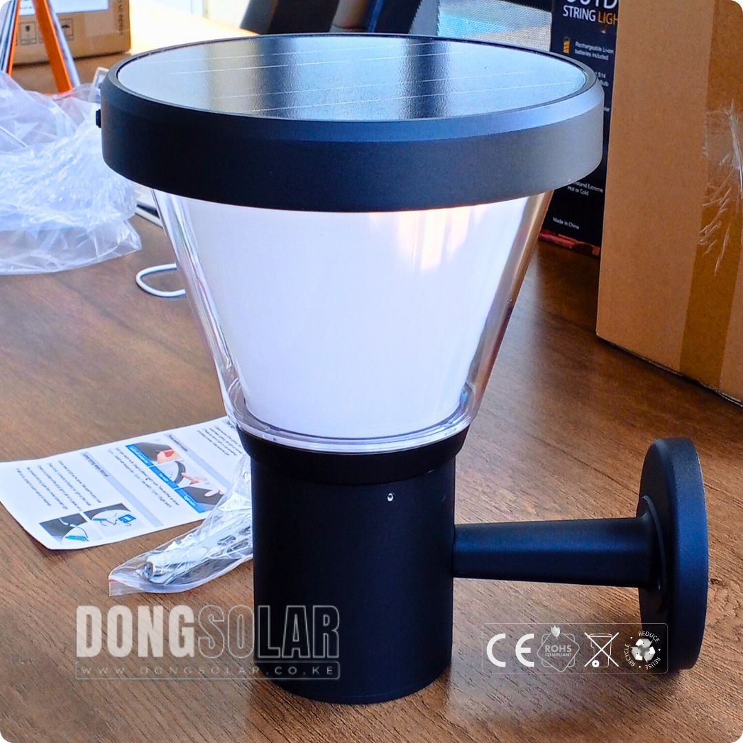 15W Solar Wall Light Warm White DS2106