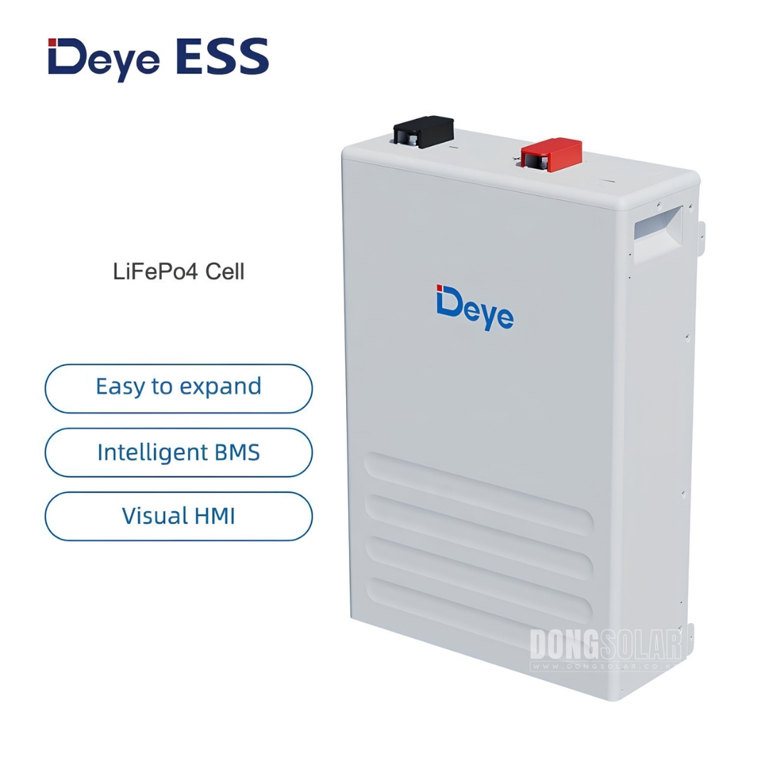 Deye SE-F5 5.12kWh 51.2V 100Ah LiFePO4 Battery | Dong Solar