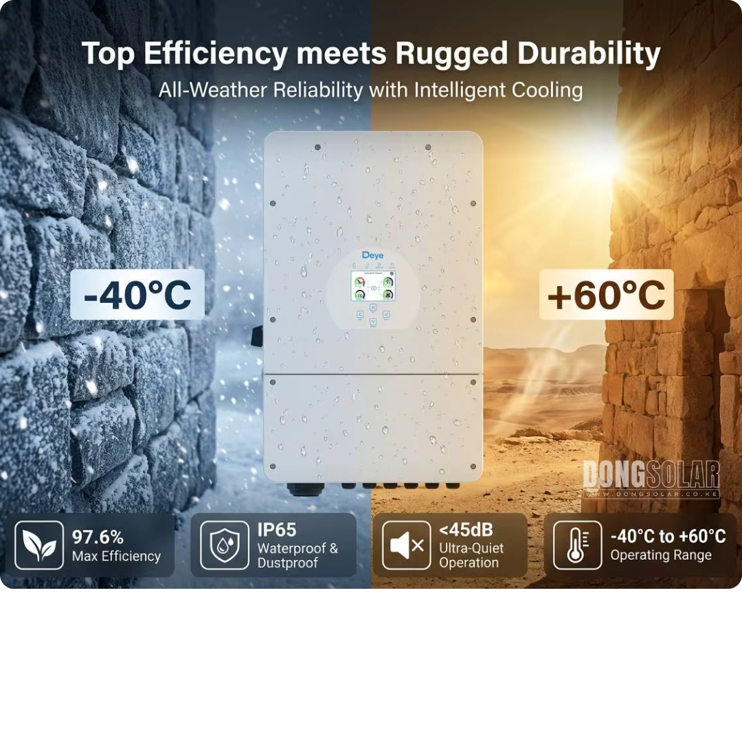 DEYE 10kW Hybrid Inverter SUN-10K-SG02 LP1-EU-AM3 | Single Phase