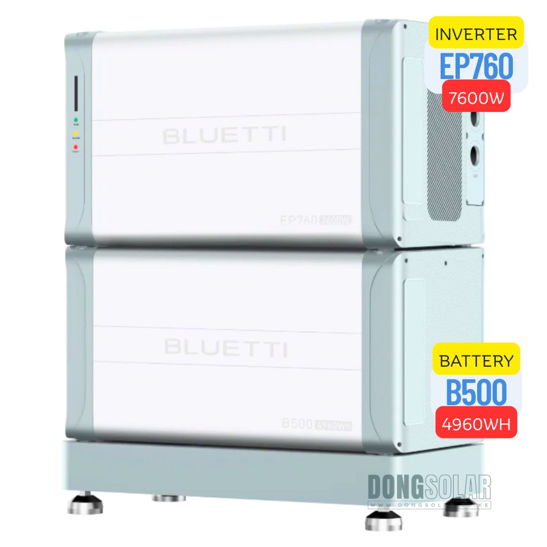 Inverter EP760 7600W +  5KW Lithium Battery B500 Expandable