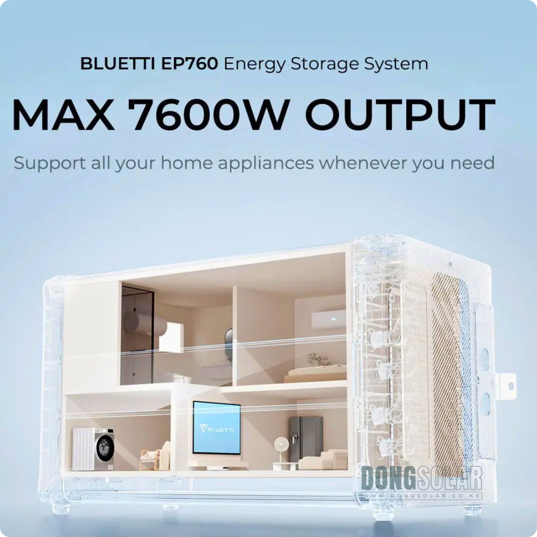 Inverter EP760 7600W +  5KW Lithium Battery B500 Expandable