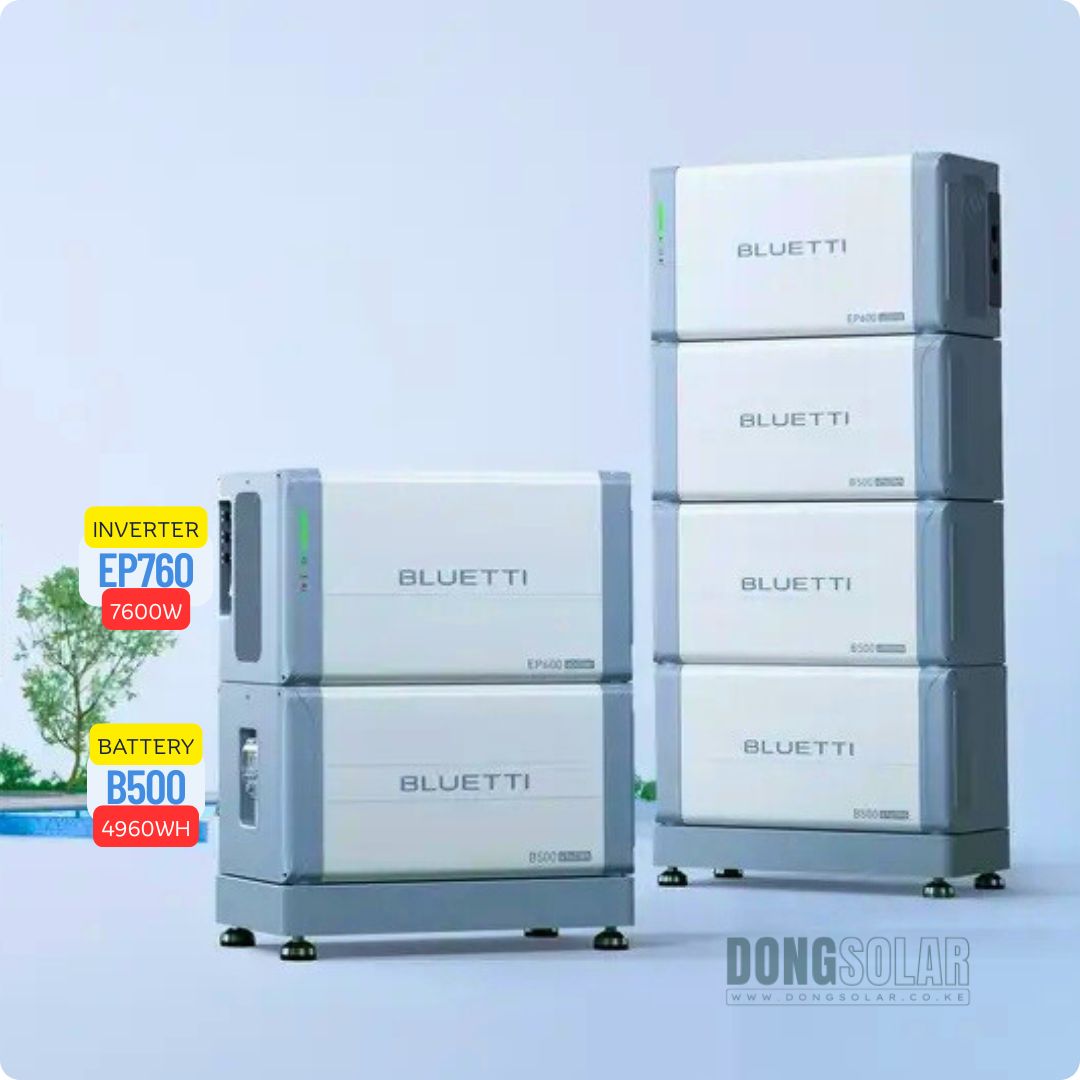 Inverter EP760 7600W +  5KW Lithium Battery B500 Expandable