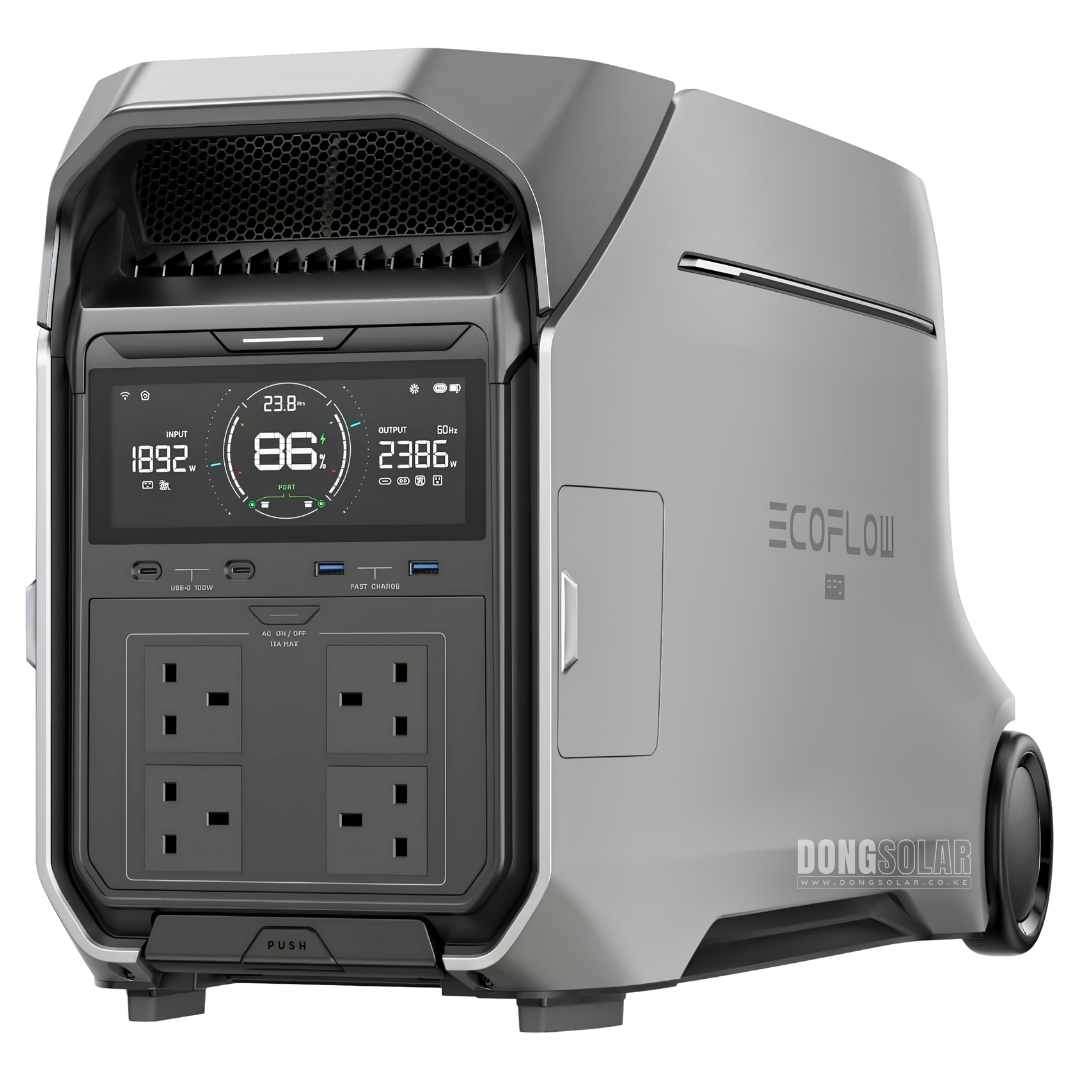 EcoFlow Delta Pro 3 Portable Power Station | 4000W Output, 4096Wh LiFePO4 Battery Solar Generator for Home Emergency Backup