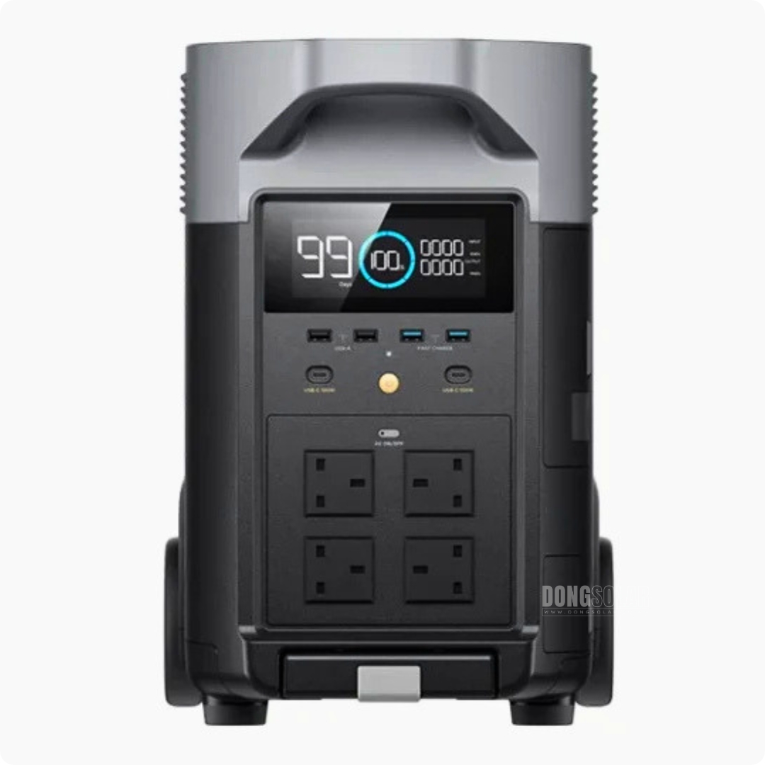 EcoFlow DELTA Pro Portable Power Station (3600Wh, 3600W) – DELTAPRO-UK-C20 | LFP Battery