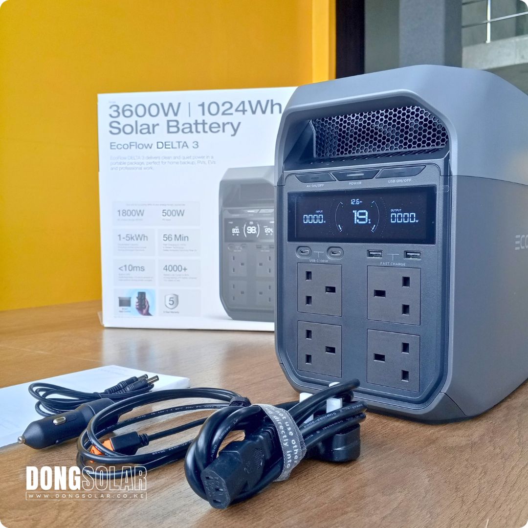 ECOFLOW DELTA 3 Portable Power Station EFDELTA3-UK