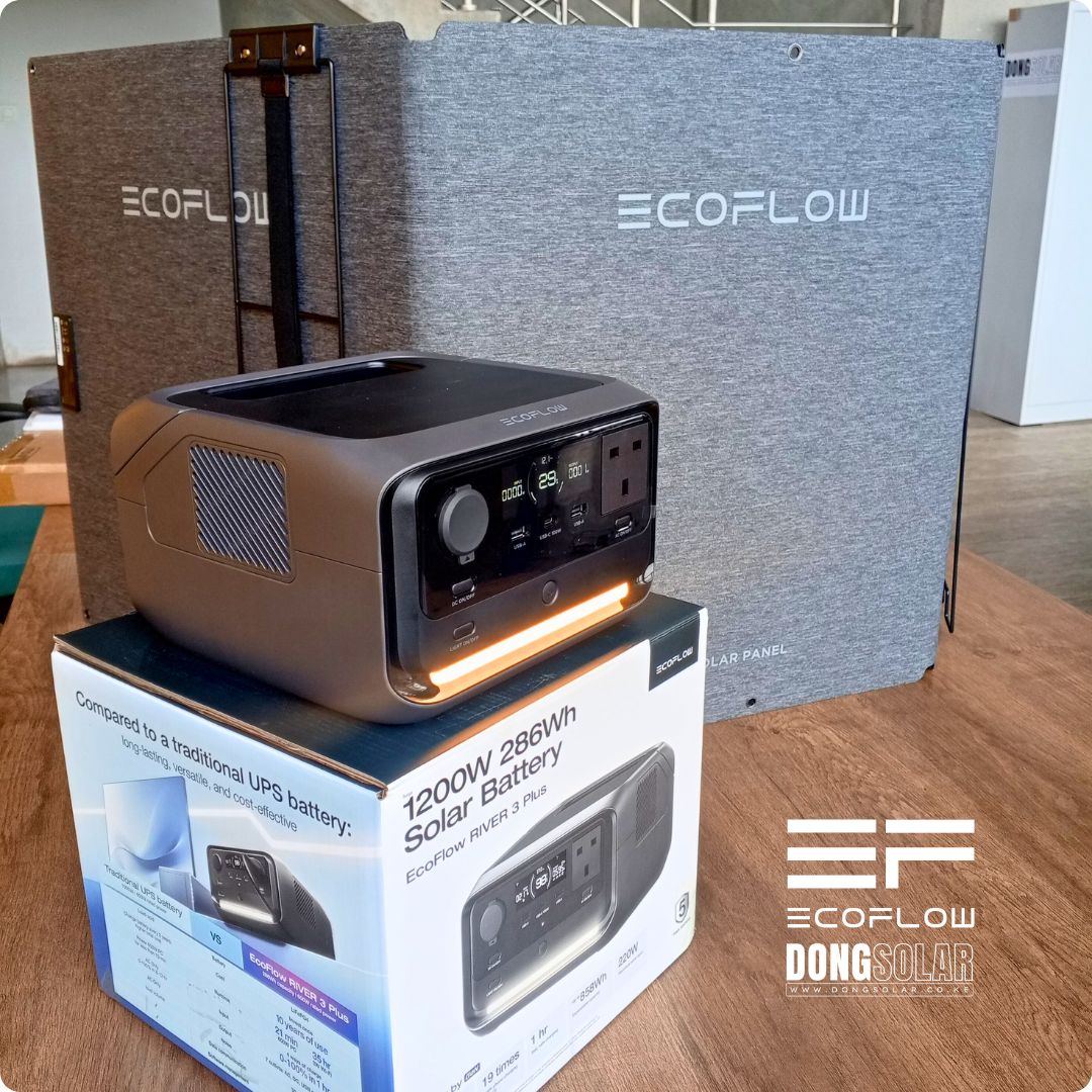 Ecoflow River 3 PLUS + 160W Solar Panel