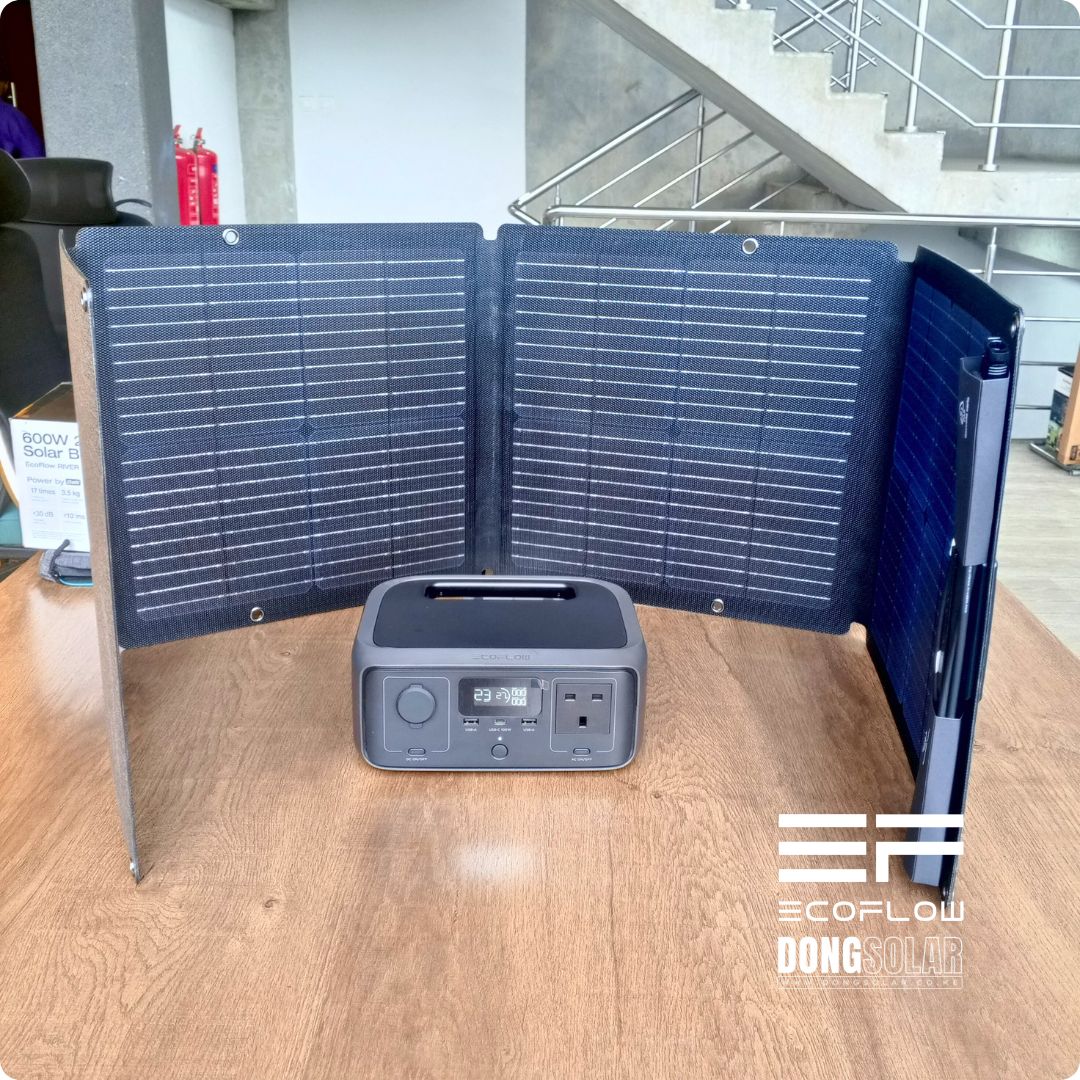 EcoFlow RIVER 3 (245Wh) Portable Power Station + 110W Solar Panel Bundle