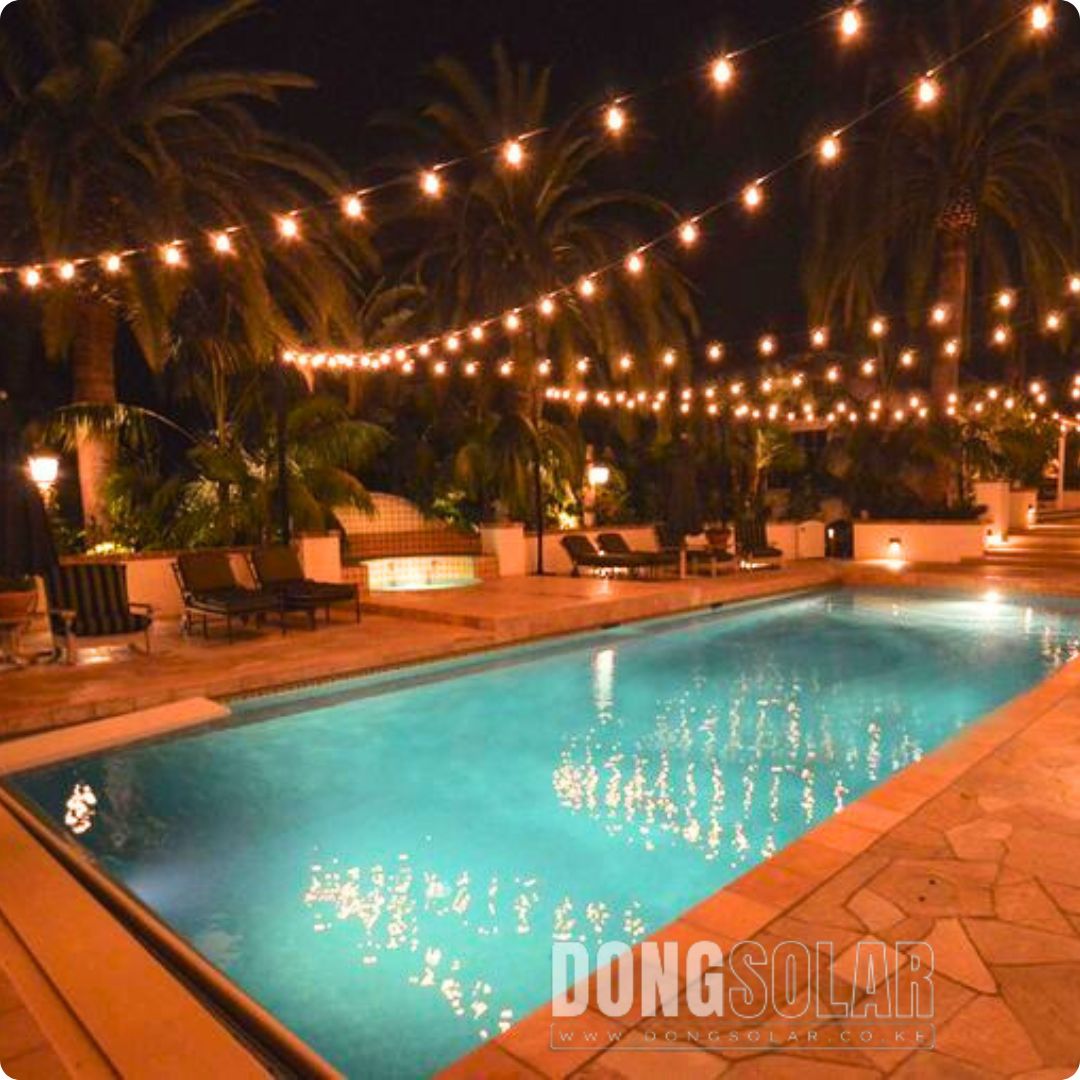 Electric String Lights 7.62m, 25 G40 Bulbs