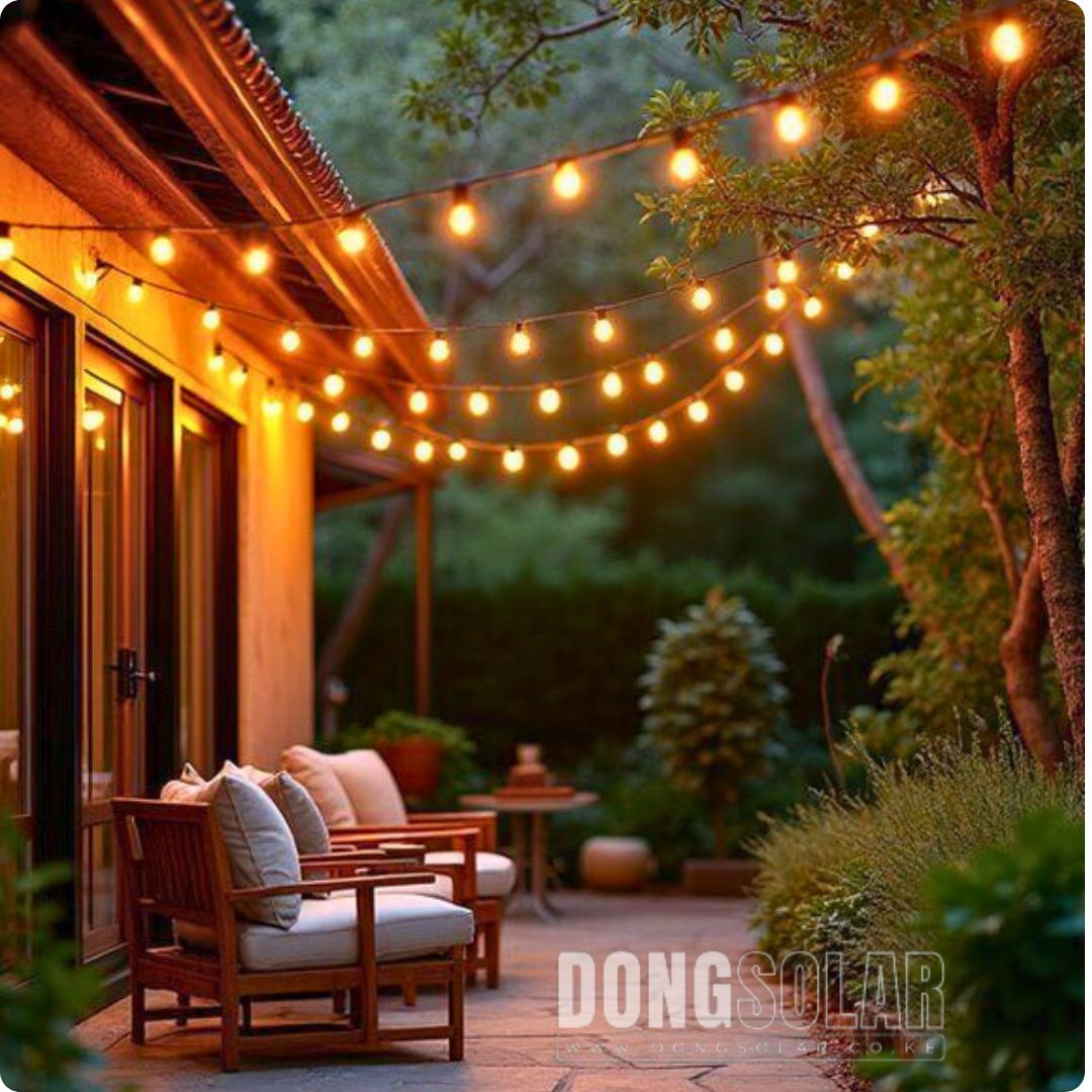 Electric String Lights 7.62m, 25 G40 Bulbs