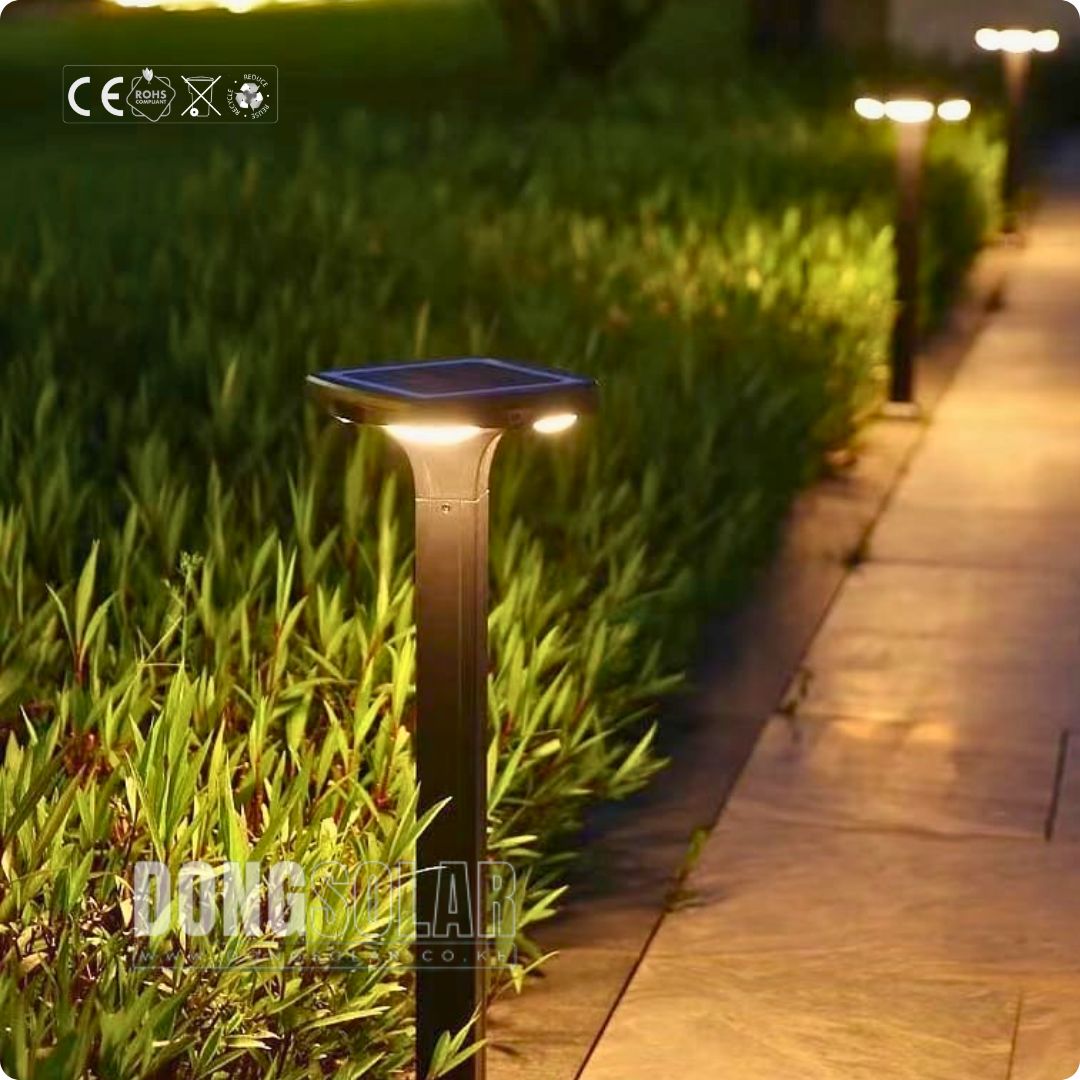 Solar Garden Bollard Light 20W CPD2804 Premium