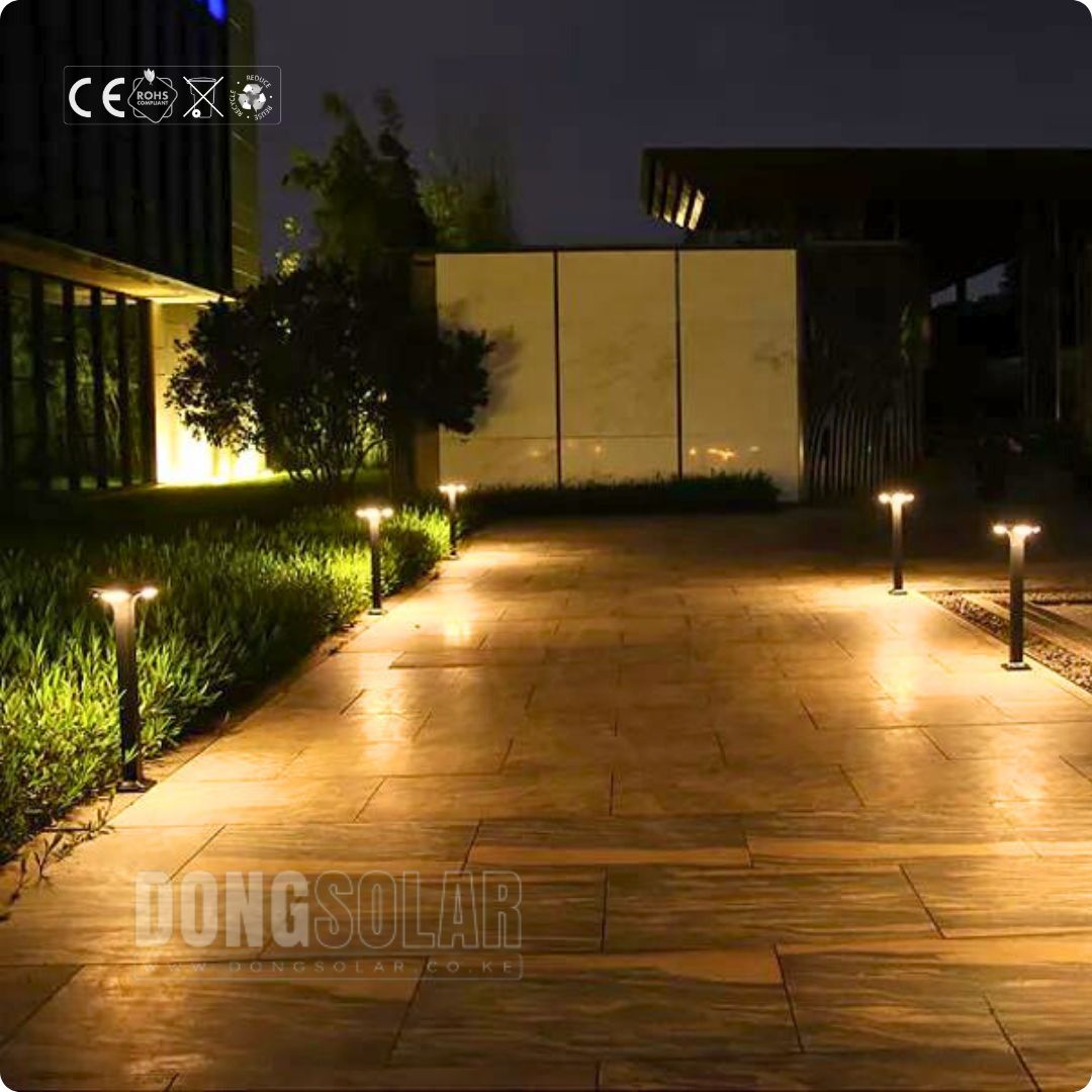 Solar Garden Bollard Light 20W CPD2804 Premium