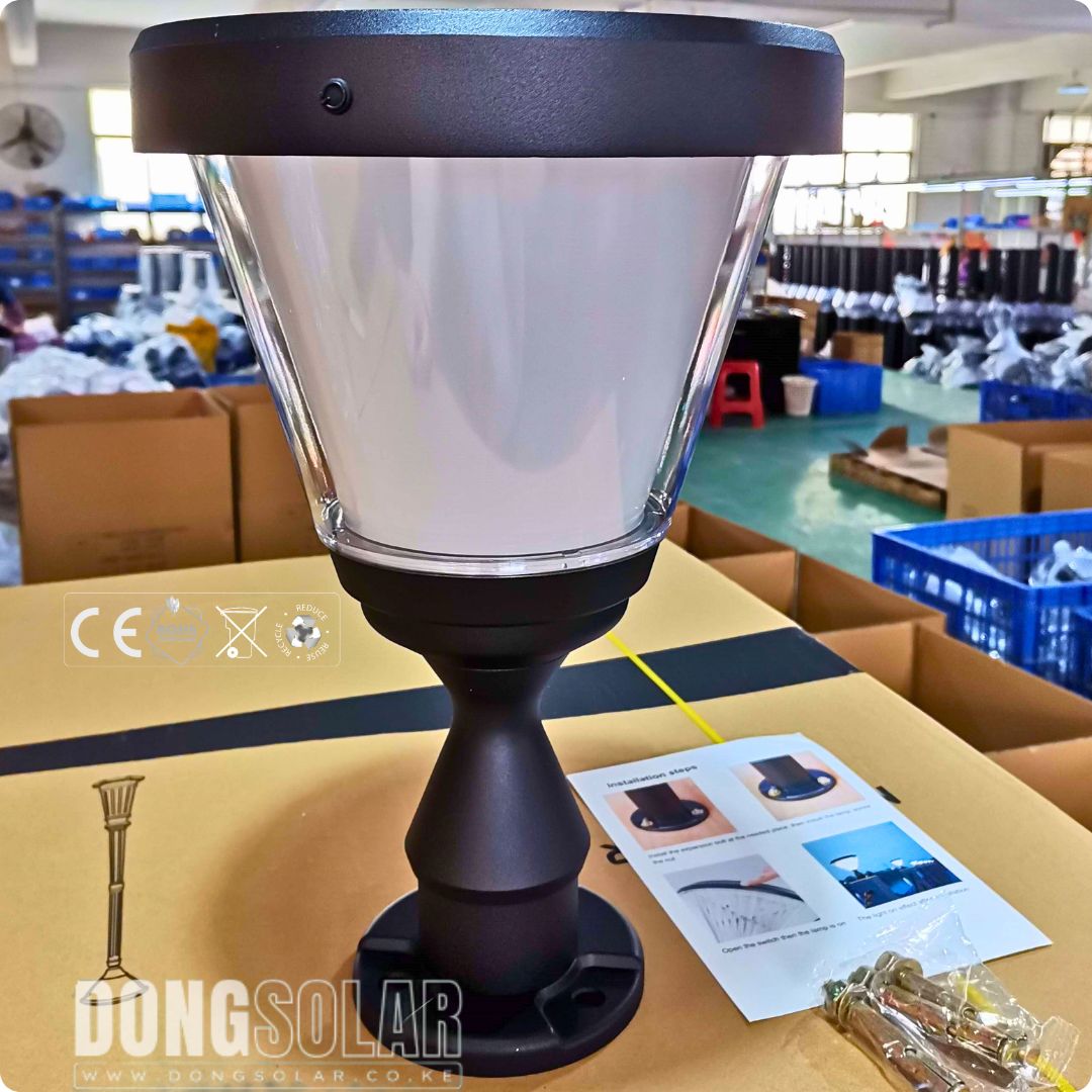 Solar Gate Pillar Light 15W ZTD2106 Premium