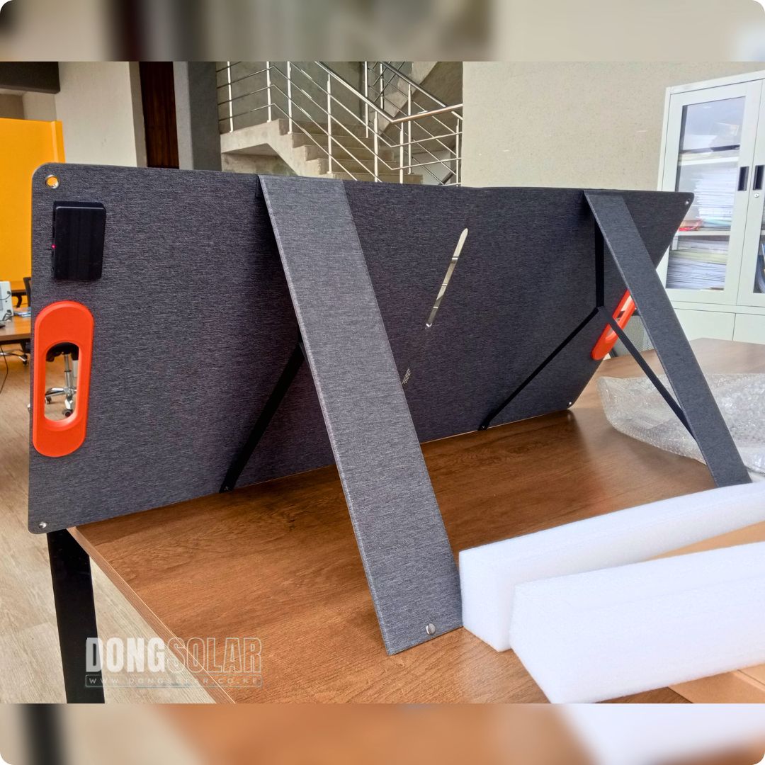 100W Portable Solar panel  with USB-c, USB3.0 and DC Output 18V