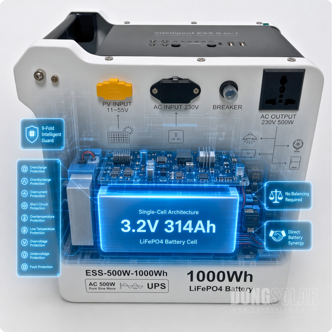 REOMAX portable Power Station | 500W 1000Wh