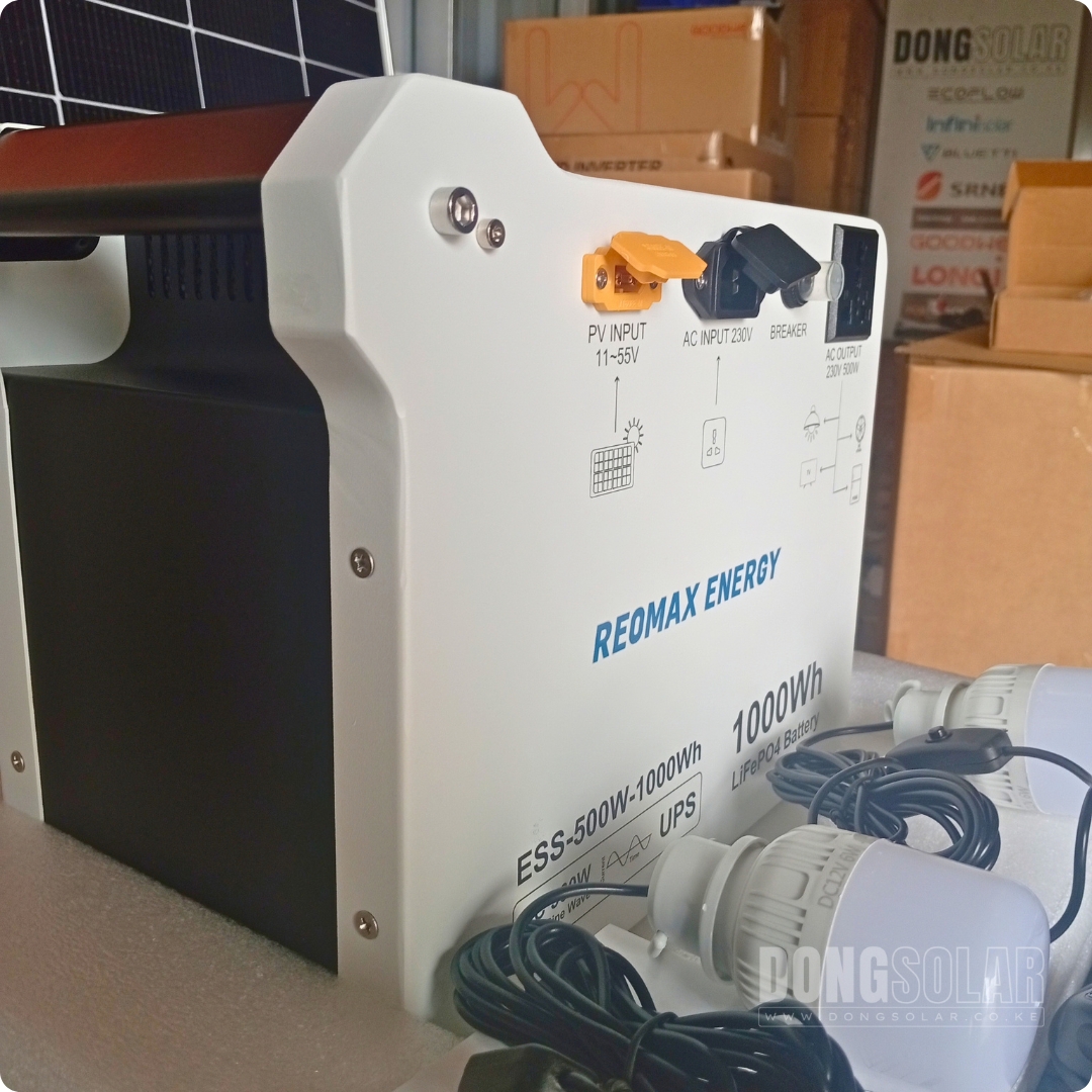 REOMAX portable Power Station | 500W 1000Wh
