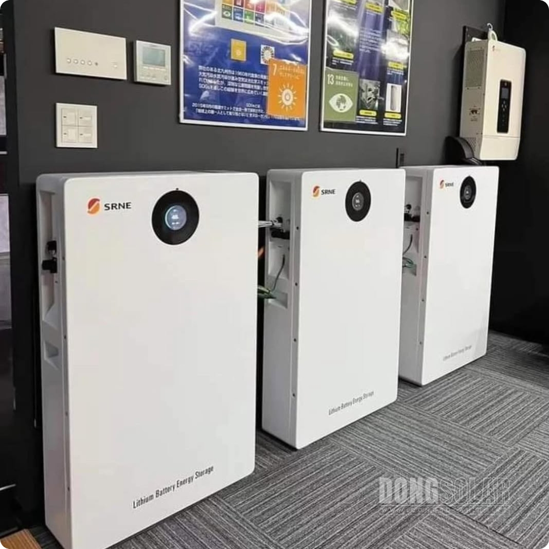 SRNE 10kWh 51.2V 200Ah Lithium LiFePO4 Battery EOS10B