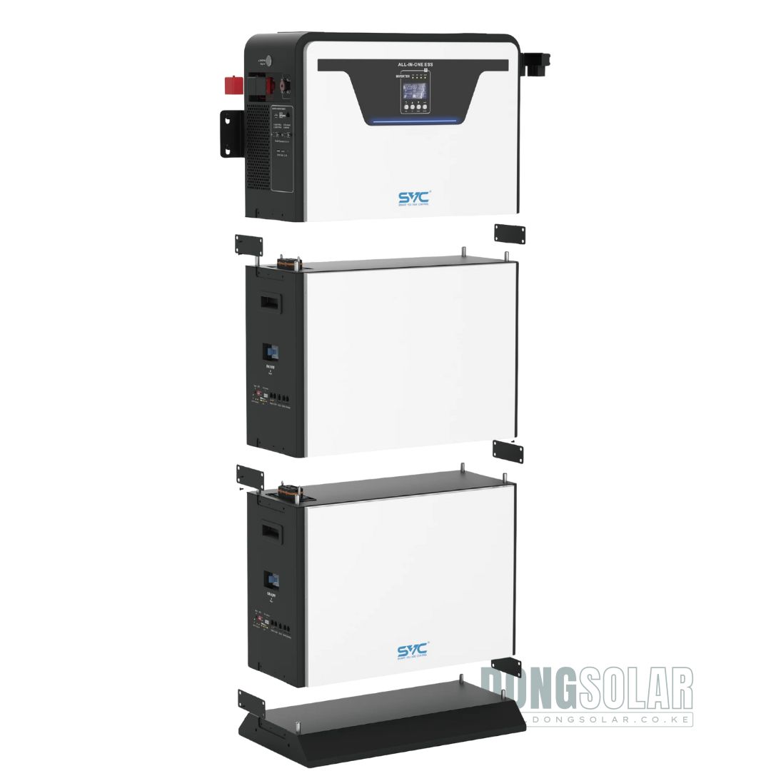 SVC Stacked All-in-One ESS RPS 5+10 | 5kW Inverter + 10.24kWh Lithium Battery