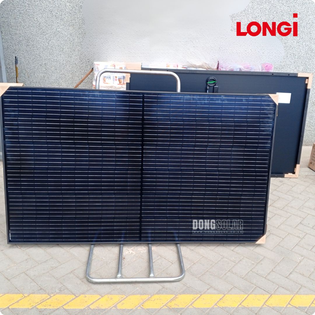 LONGi 350W Hi-MO 4 Mono Perc Solar Panel | All-Black High Efficiency LR4-60HPB-350M