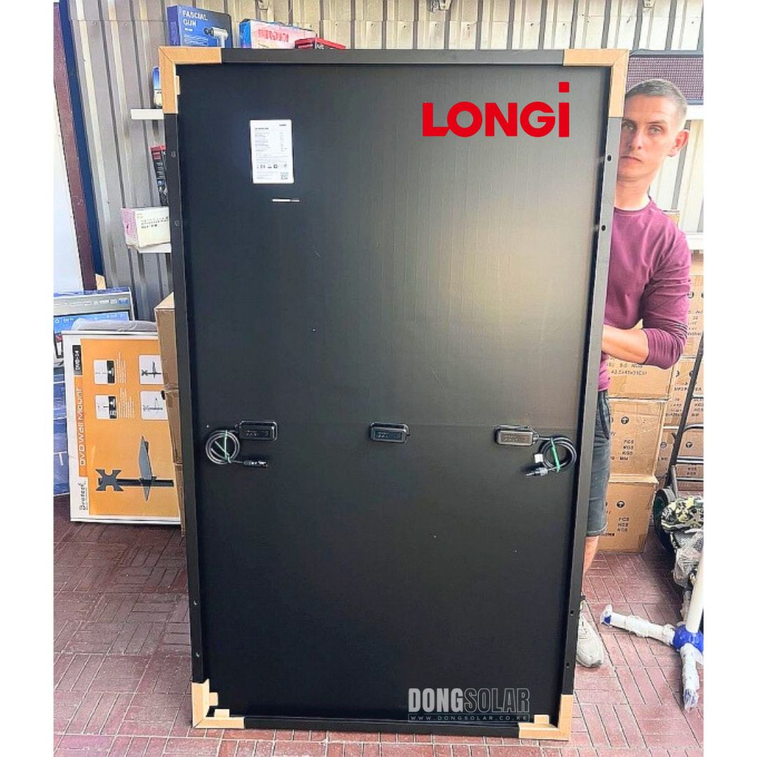LONGi 350W Hi-MO 4 Mono Perc Solar Panel | All-Black High Efficiency LR4-60HPB-350M