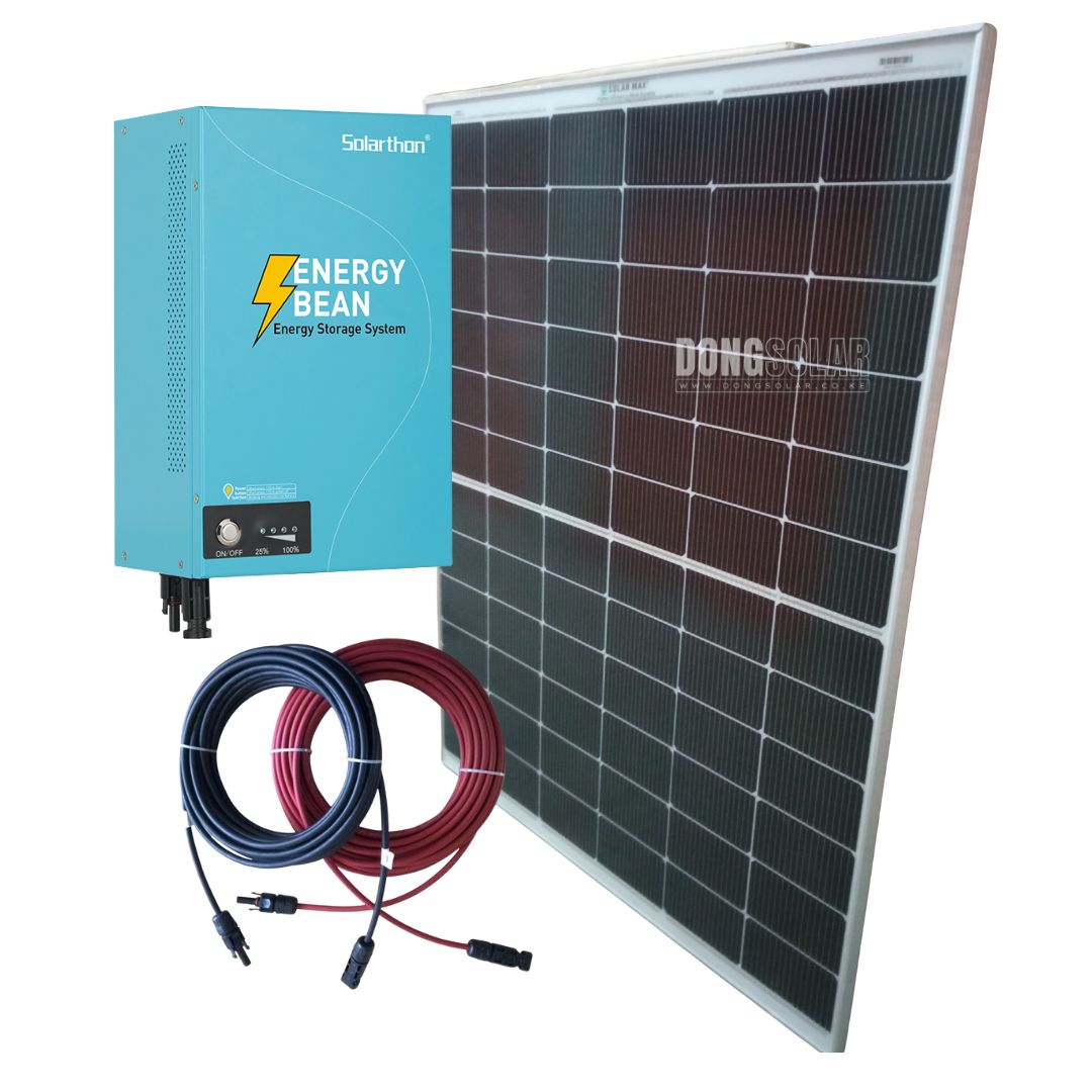 1KwH Solarthon portable Power Station with 300w Solar Panel