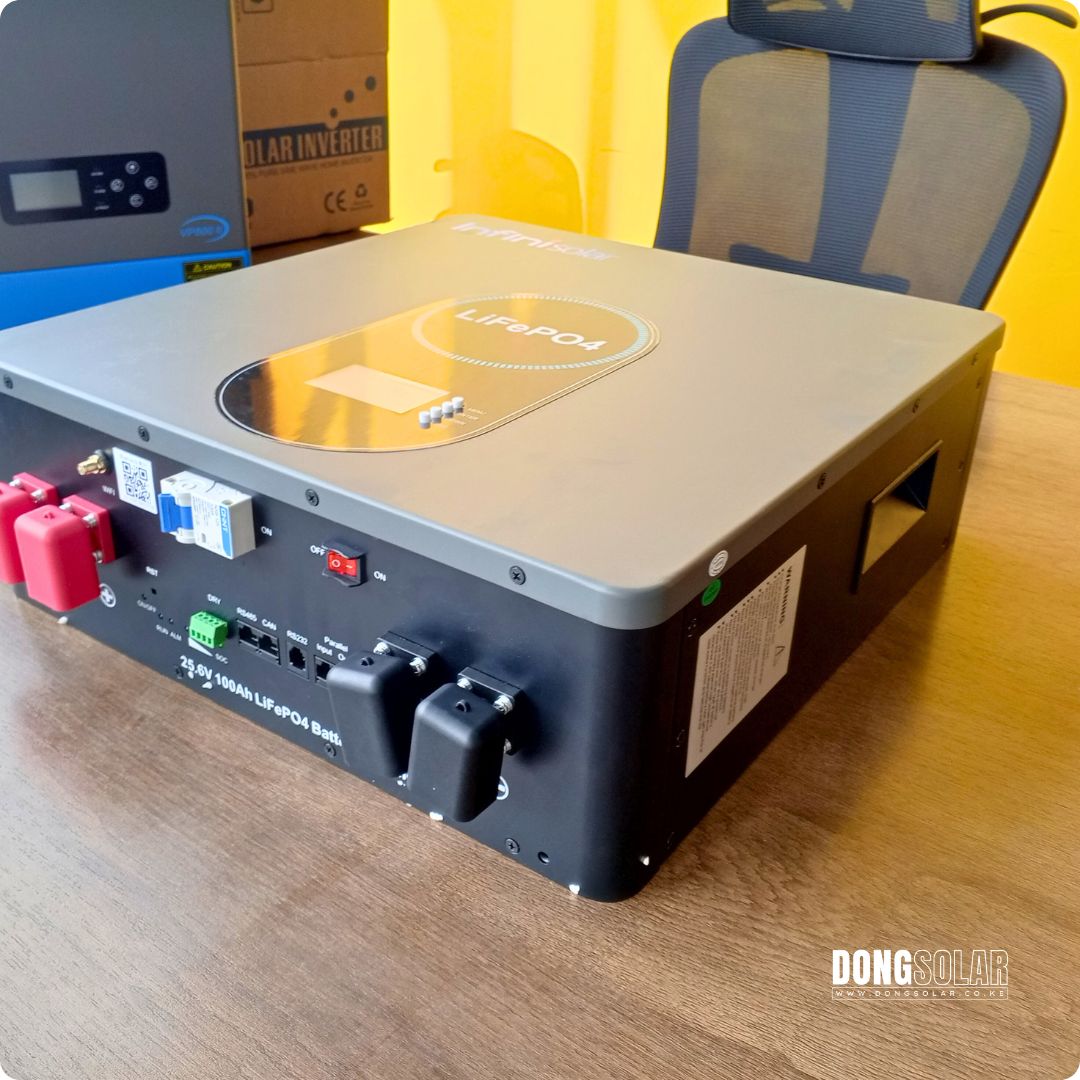 2.56kWh InfiniSolar INF-LFP-24100 LiFePO4 Battery 25.6V 100Ah | 6000+ Cycles
