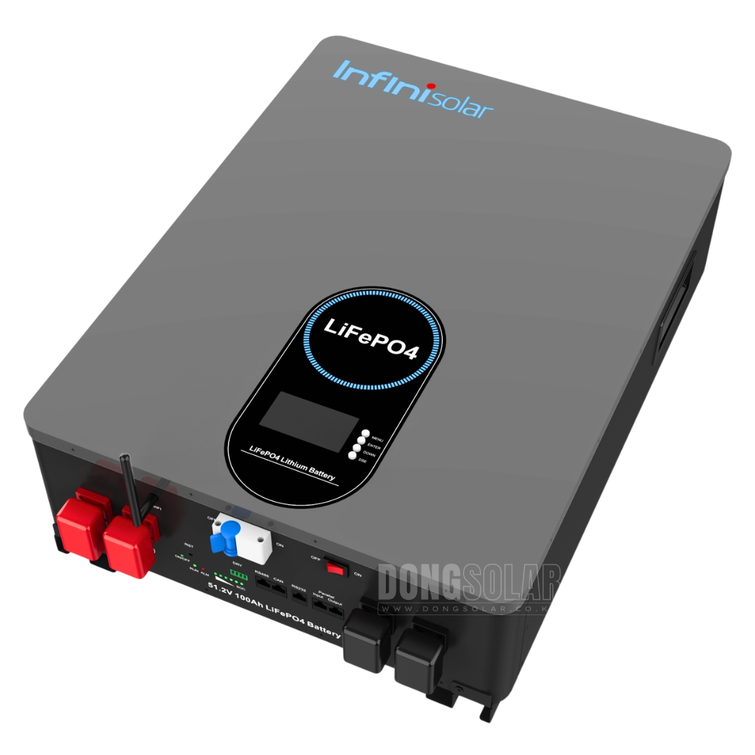 5.12kWh InfiniSolar  LiFePO4 Battery 51.2V 100Ah INF-LFP-48100